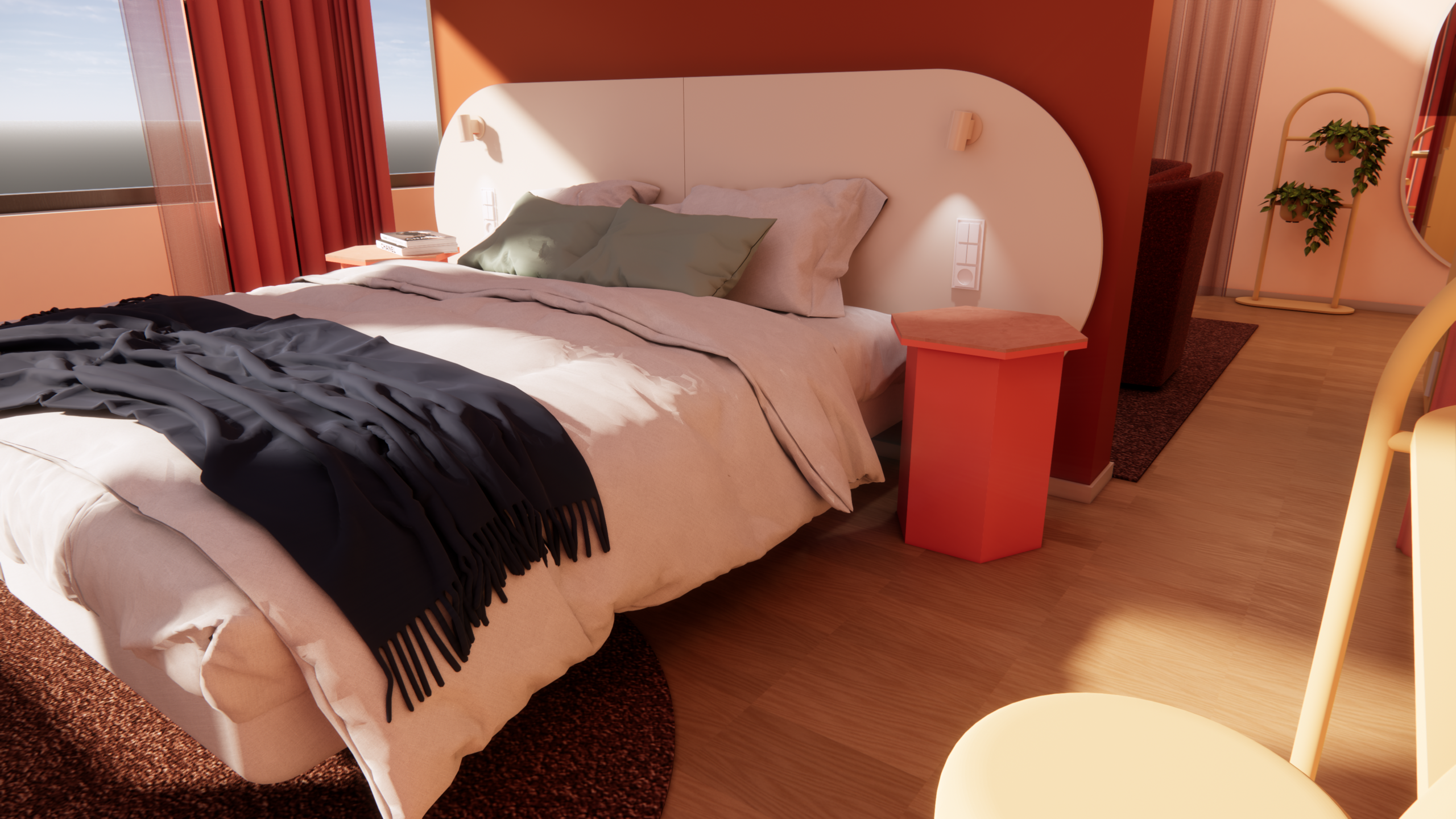 Effektiv process. Svensktillverkat. Hotellrum.